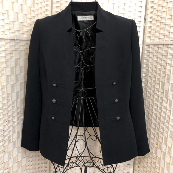✅ TAHARI🤎 black long sleeve Blazer - Picture 2 of 5